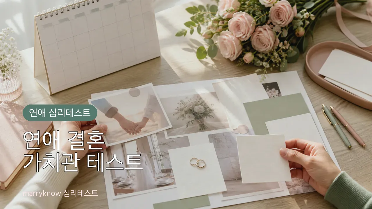 연애 결혼 가치관 테스트 썸네일